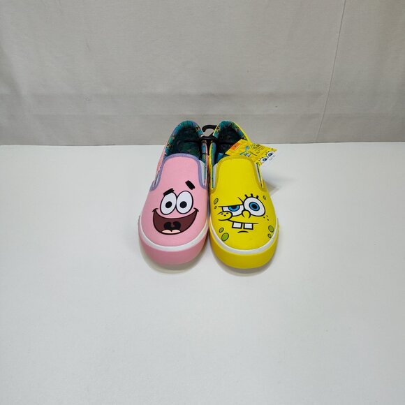 Groundup Spongebob Patrick Slip On Canvas Shoe WMNS US 11 EUR 43 Cartoon Design - Picture 3 of 11